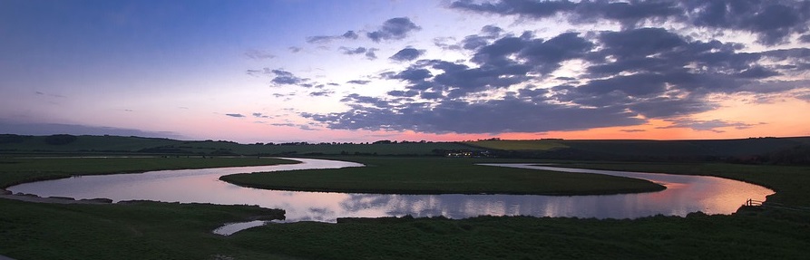 Meandering river