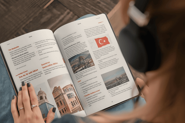 A workbook about Turkish language